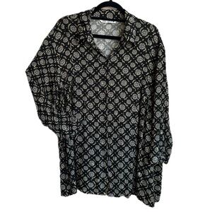 ZARA Vintage Inspired Mini Dress / Oversized Blouse